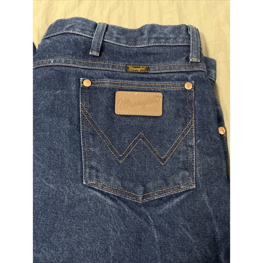 Wrangler Cowboy Cut Jeans Mens 42x32 Boot Cut Original